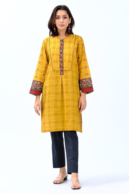 Stitched 1 Piece Digital Printed Khaddar Shirt