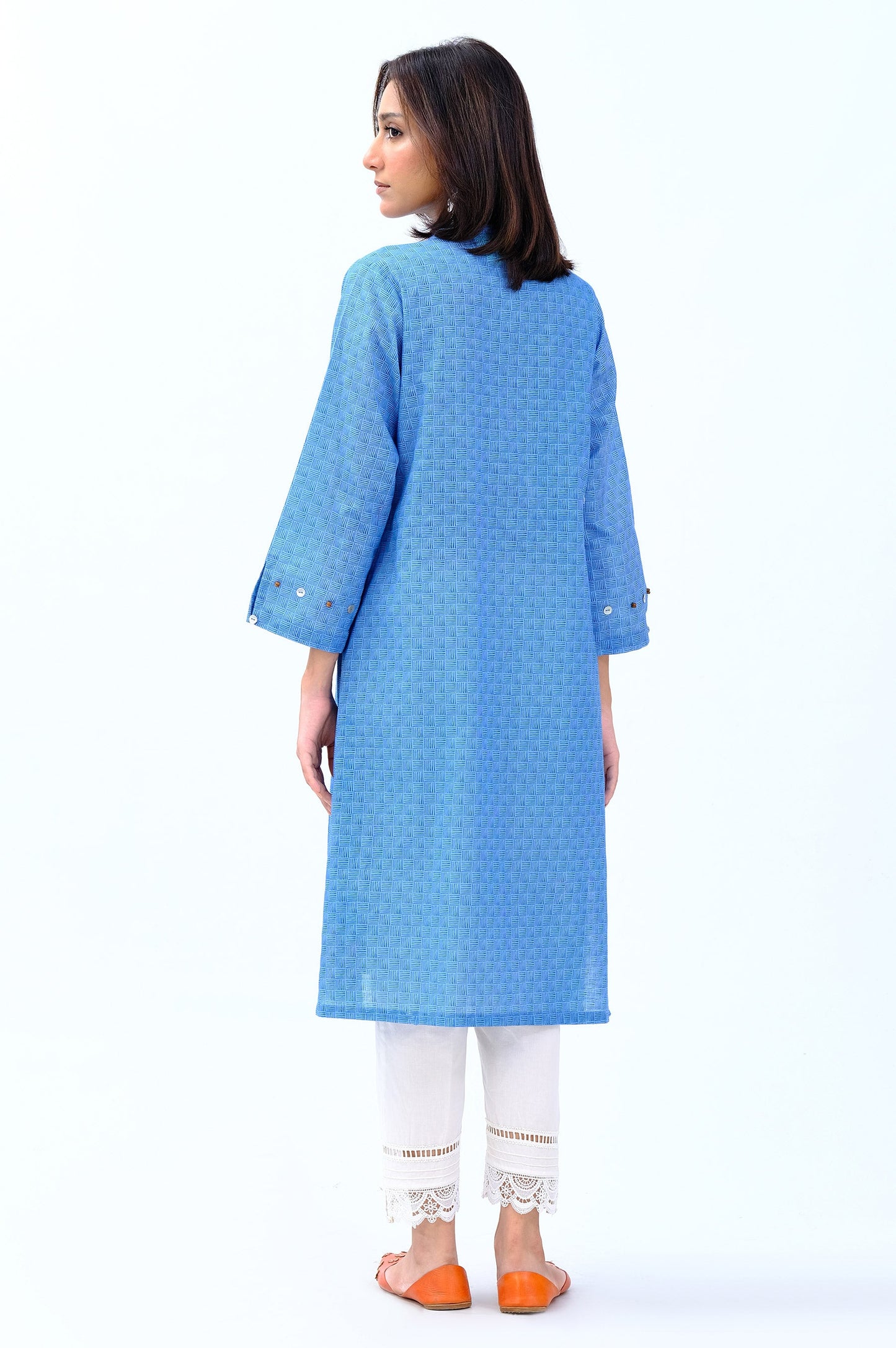 Stitched 1 Piece Embroidered Khaddar Shirt