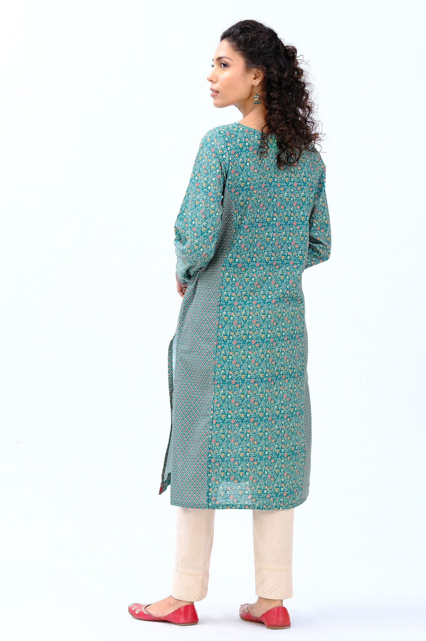 Stitched 1 Piece Digital Printed Khaddar Shirt