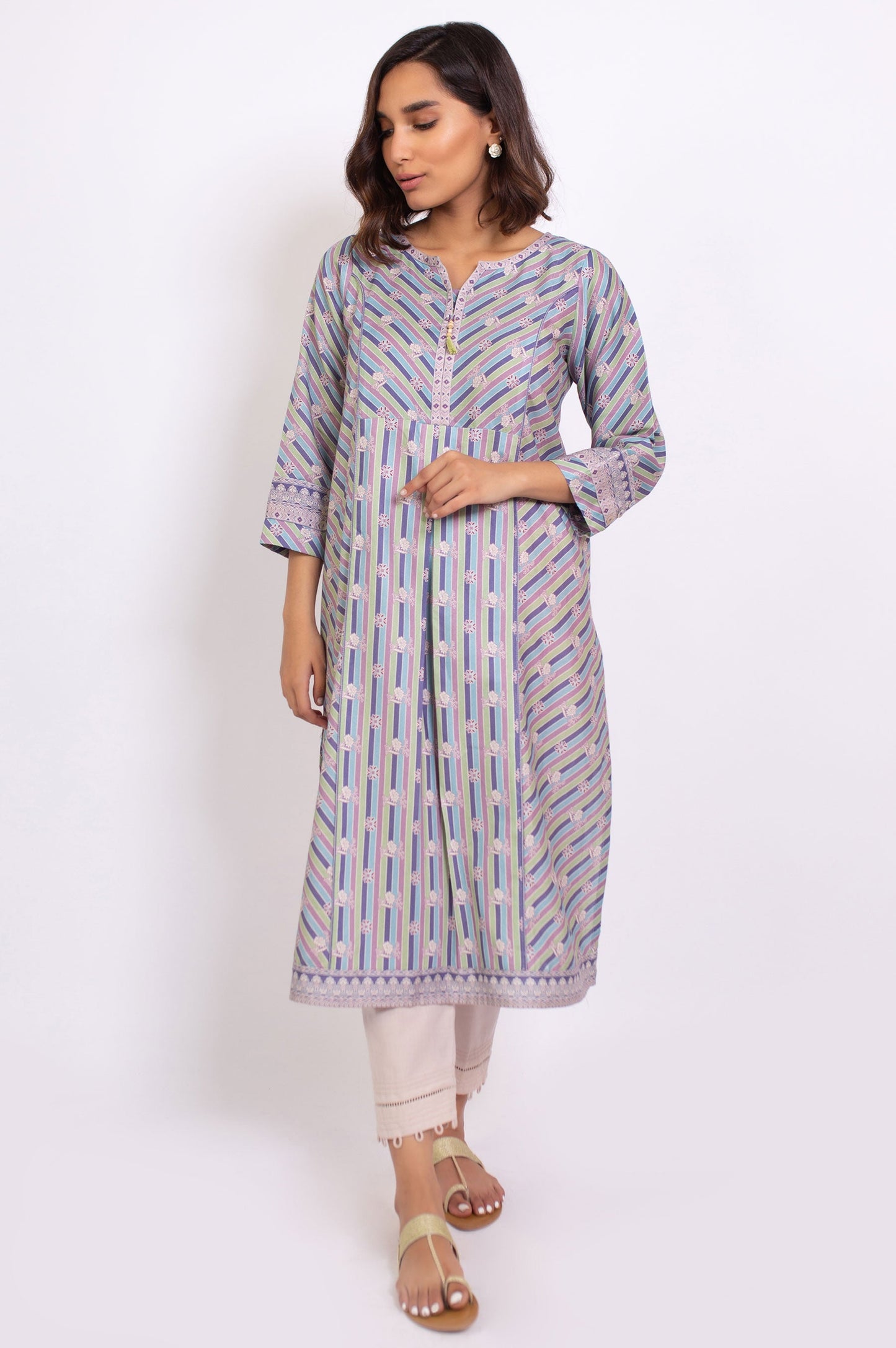 Stitched 1 Piece Digital Printed Cottel Shirt