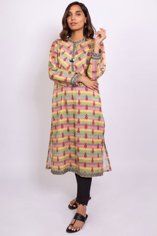 Stitched 1 Piece Digital Printed Cottel Shirt