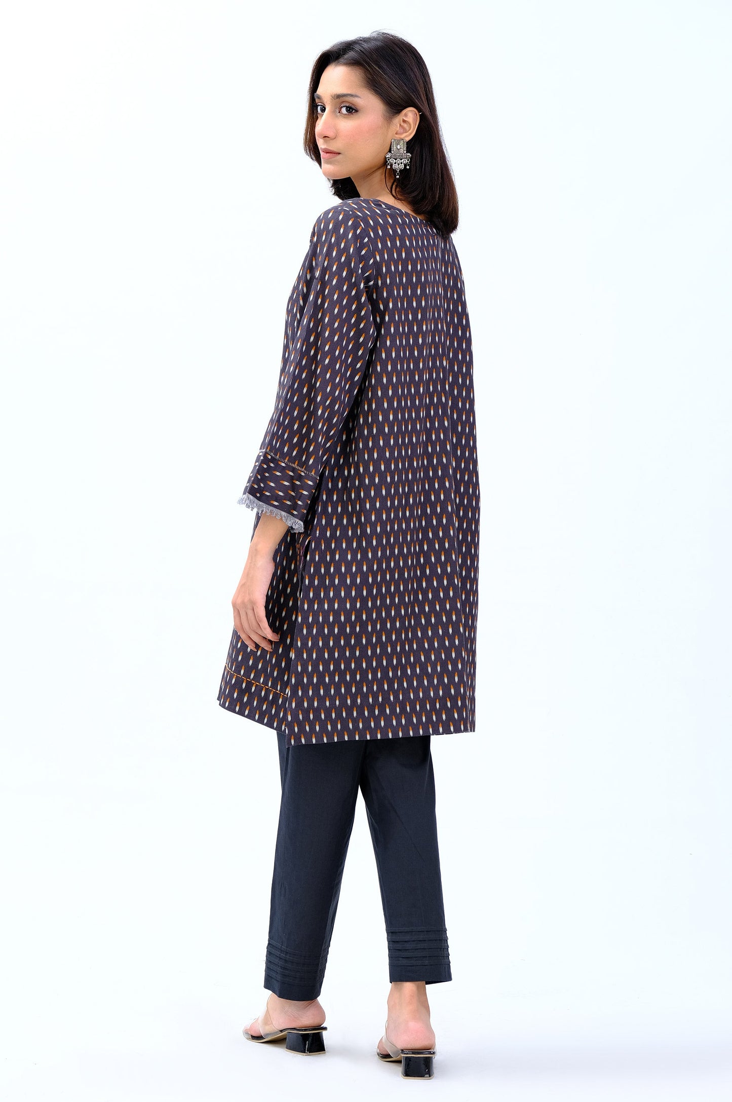 Stitched 1 Piece Digital Printed  Cottel Shirt