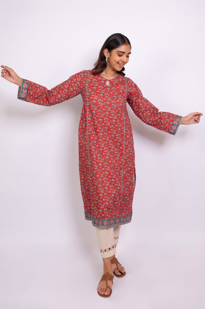 Stitched 1 Piece Printed Cottel Shirt