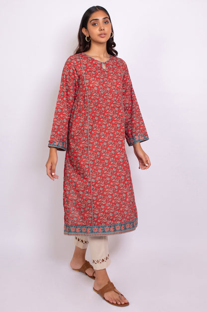 Stitched 1 Piece Printed Cottel Shirt