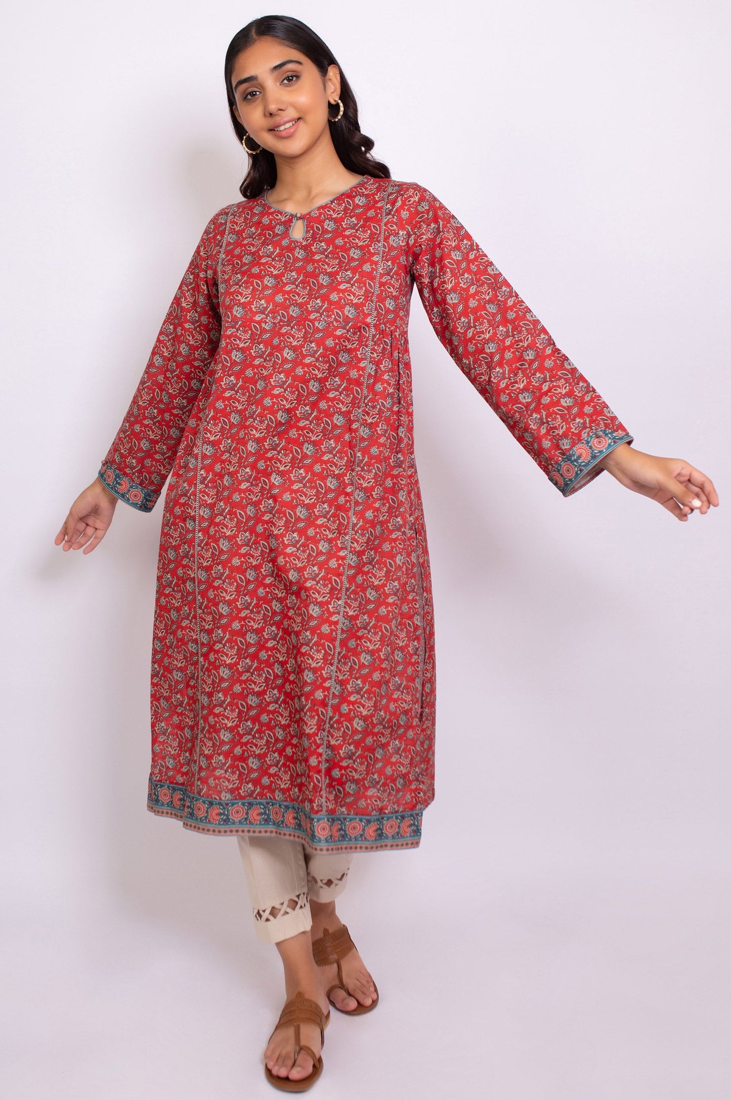 Stitched 1 Piece Printed Cottel Shirt