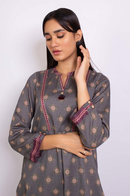 Stitched 1 Piece Digital Printed  Cottel Shirt