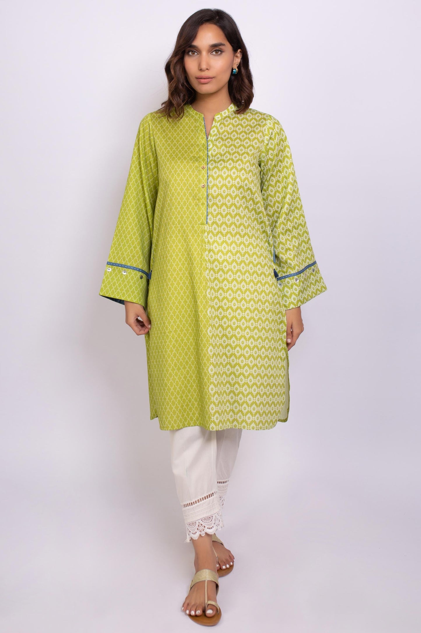 Stitched 1 Piece Digital Printed Cottel Shirt