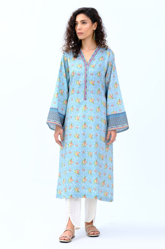 Stitched 1 Piece Digital Printed Cottel Shirt