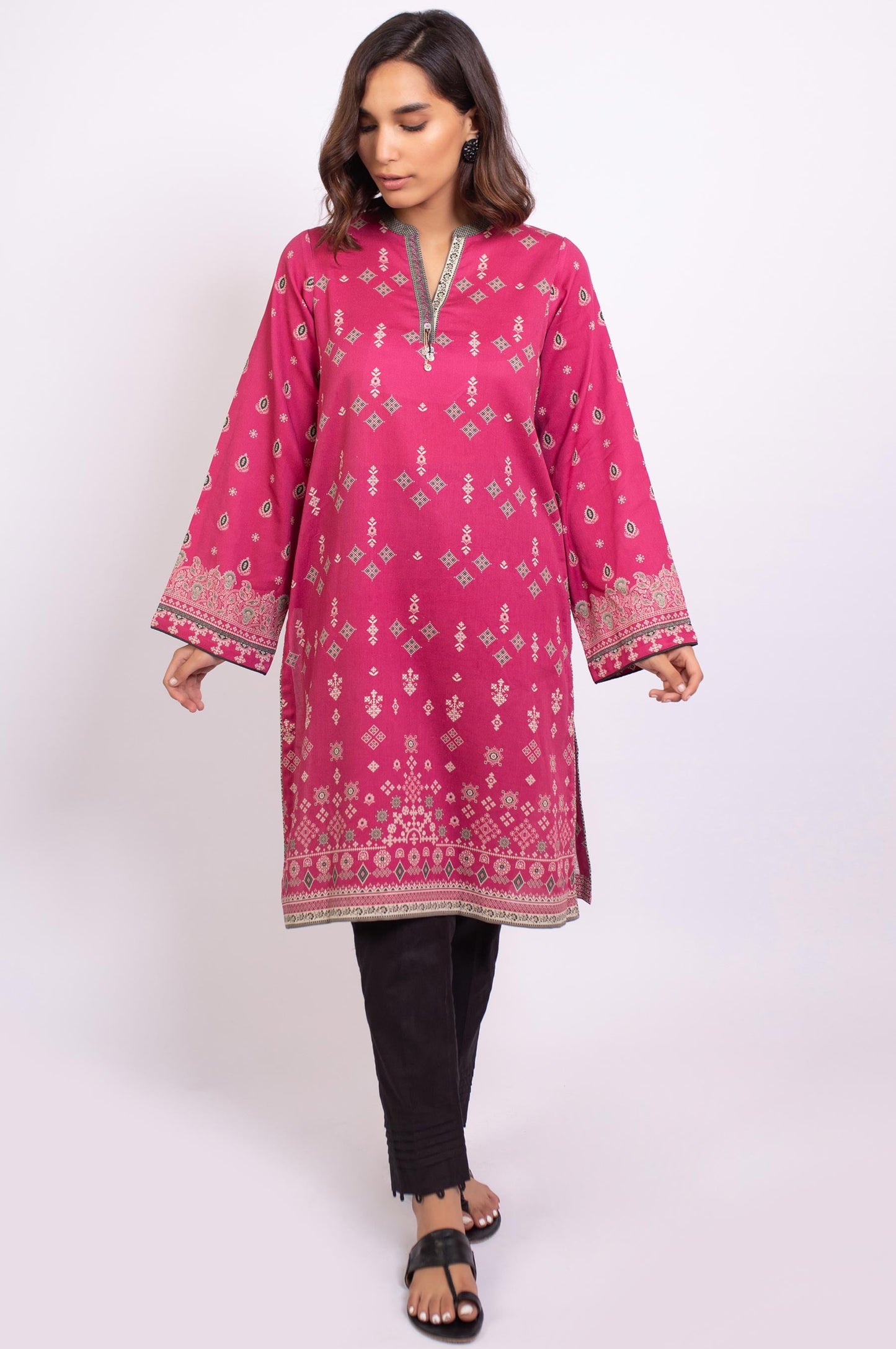 Stitched 1 Piece Digital Printed Cottel Shirt