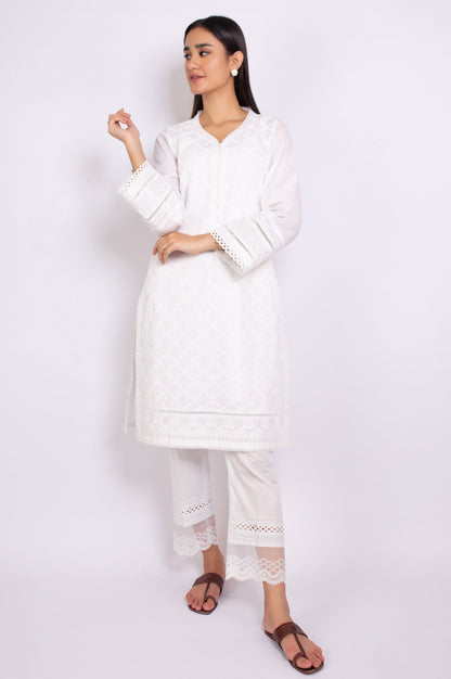Stitched 1 Piece Chikankari Shirt