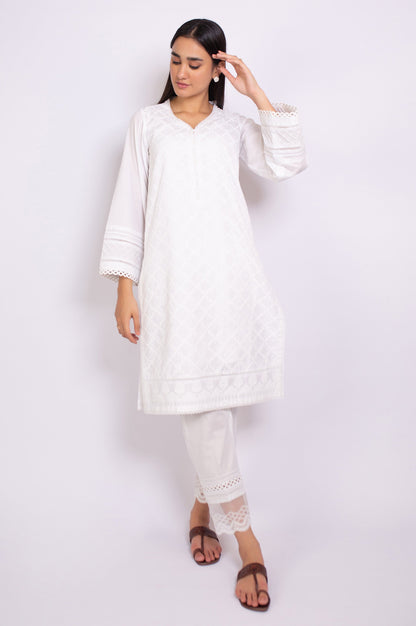 Stitched 1 Piece Chikankari Shirt