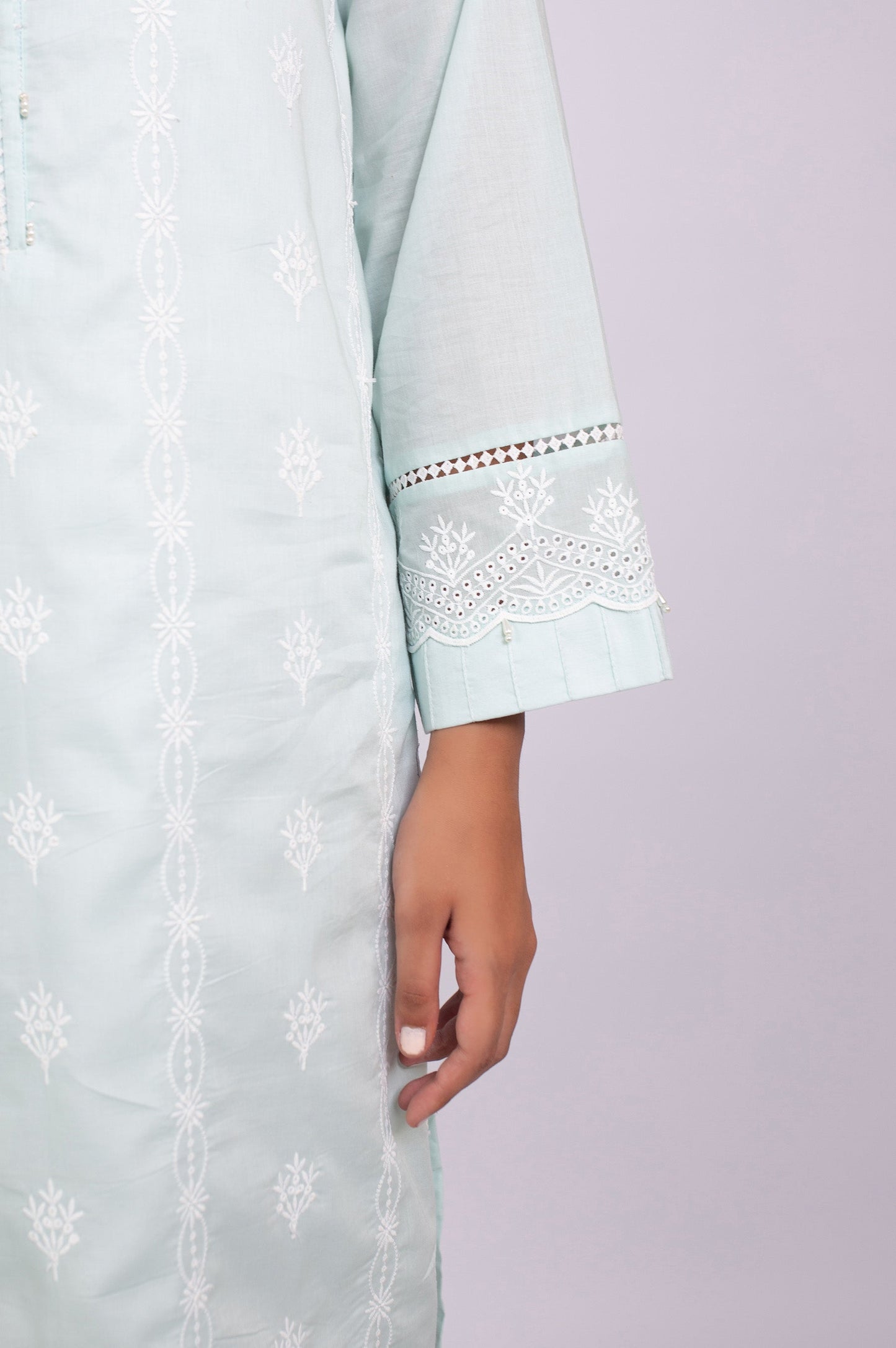 Stitched 1 Piece Chikankari Shirt