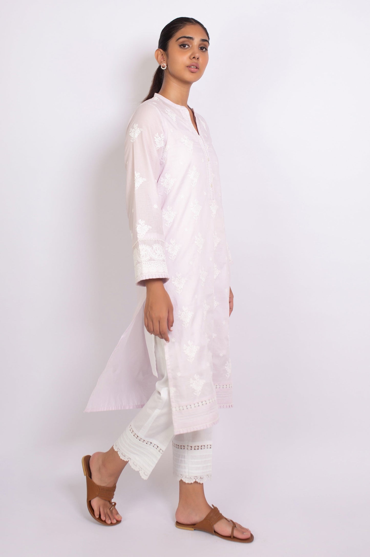 Stitched 1 Piece Chikankari Shirt