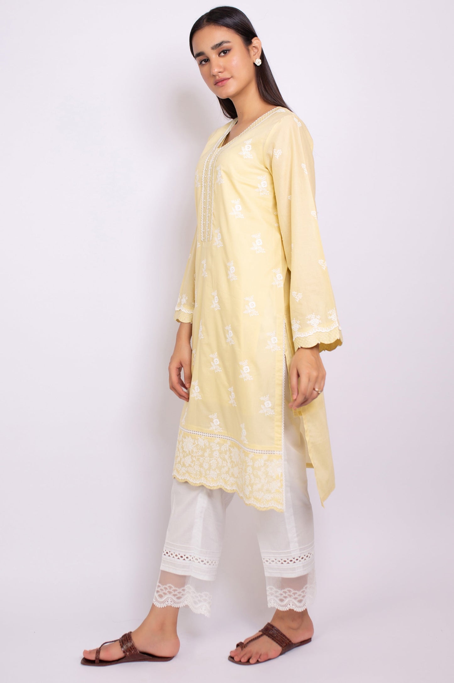 Stitched 1 Piece Chikankari Shirt