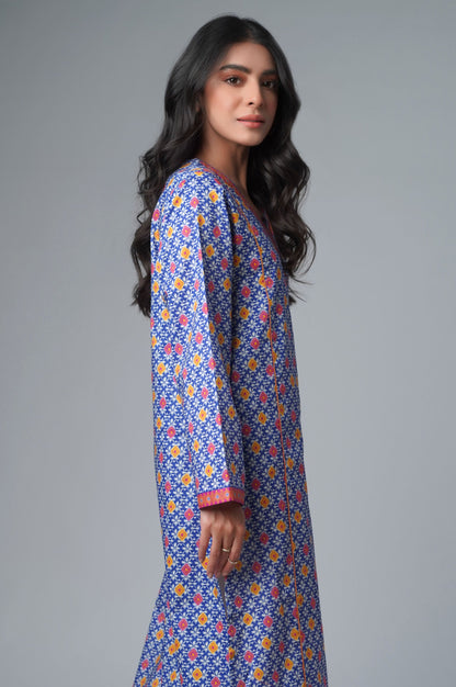 Stitched 1 Piece Printed Lawn Shirt