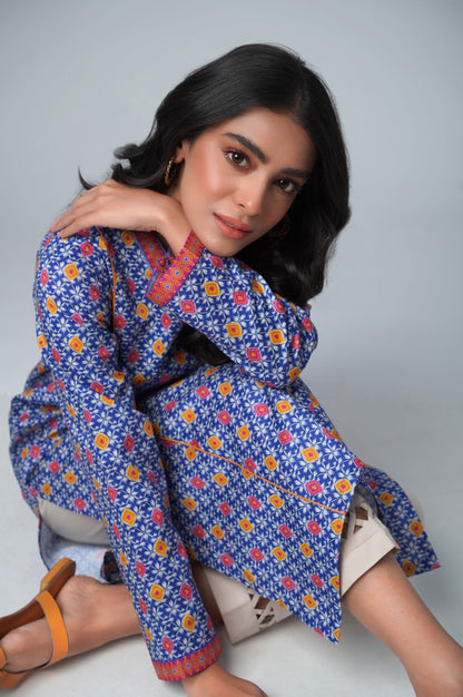 Stitched 1 Piece Printed Lawn Shirt