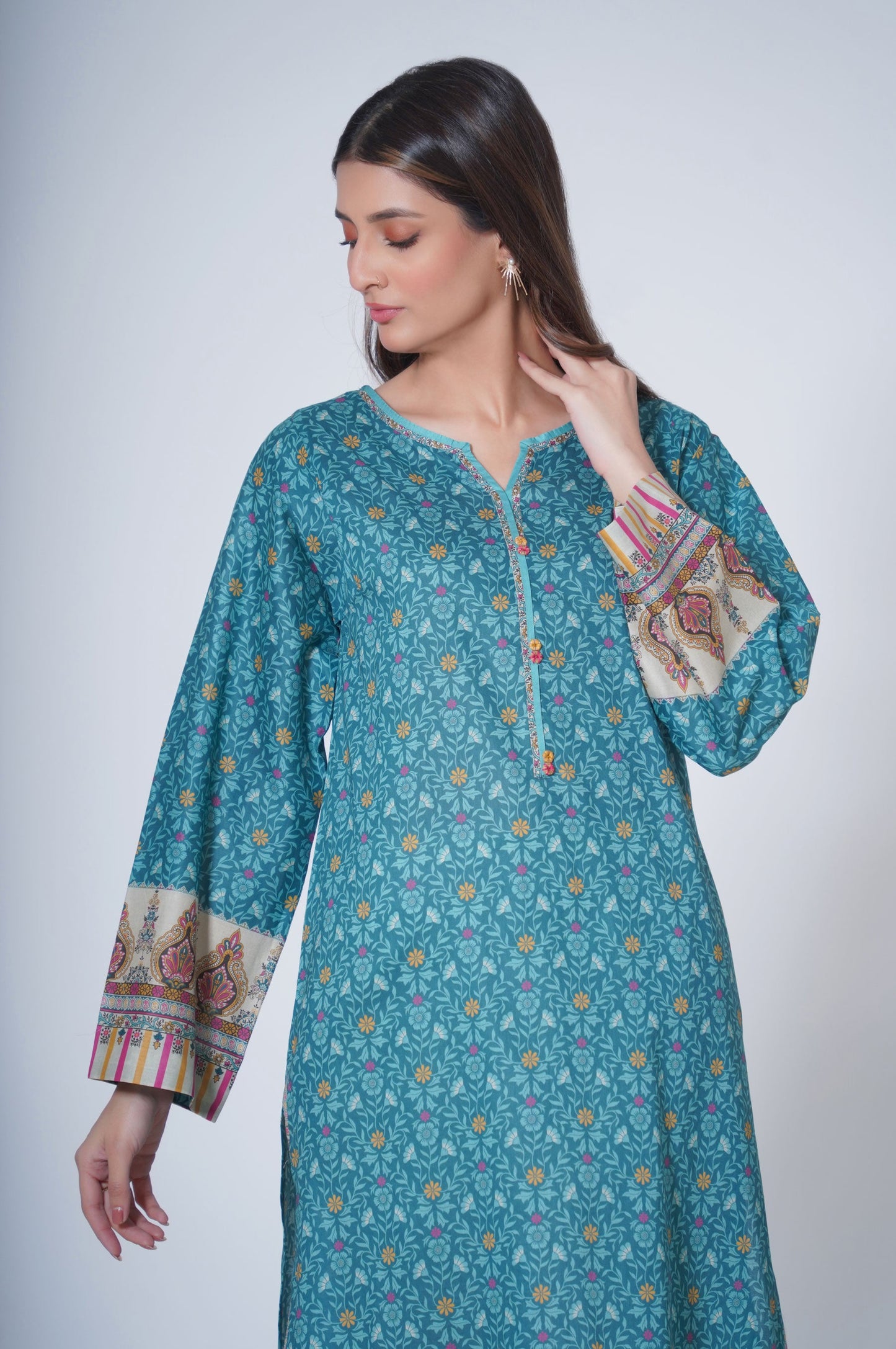 Stitched 1 Piece Printed Lawn