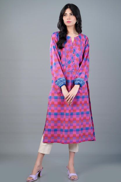 Stitched 1 Piece Printed Lawn