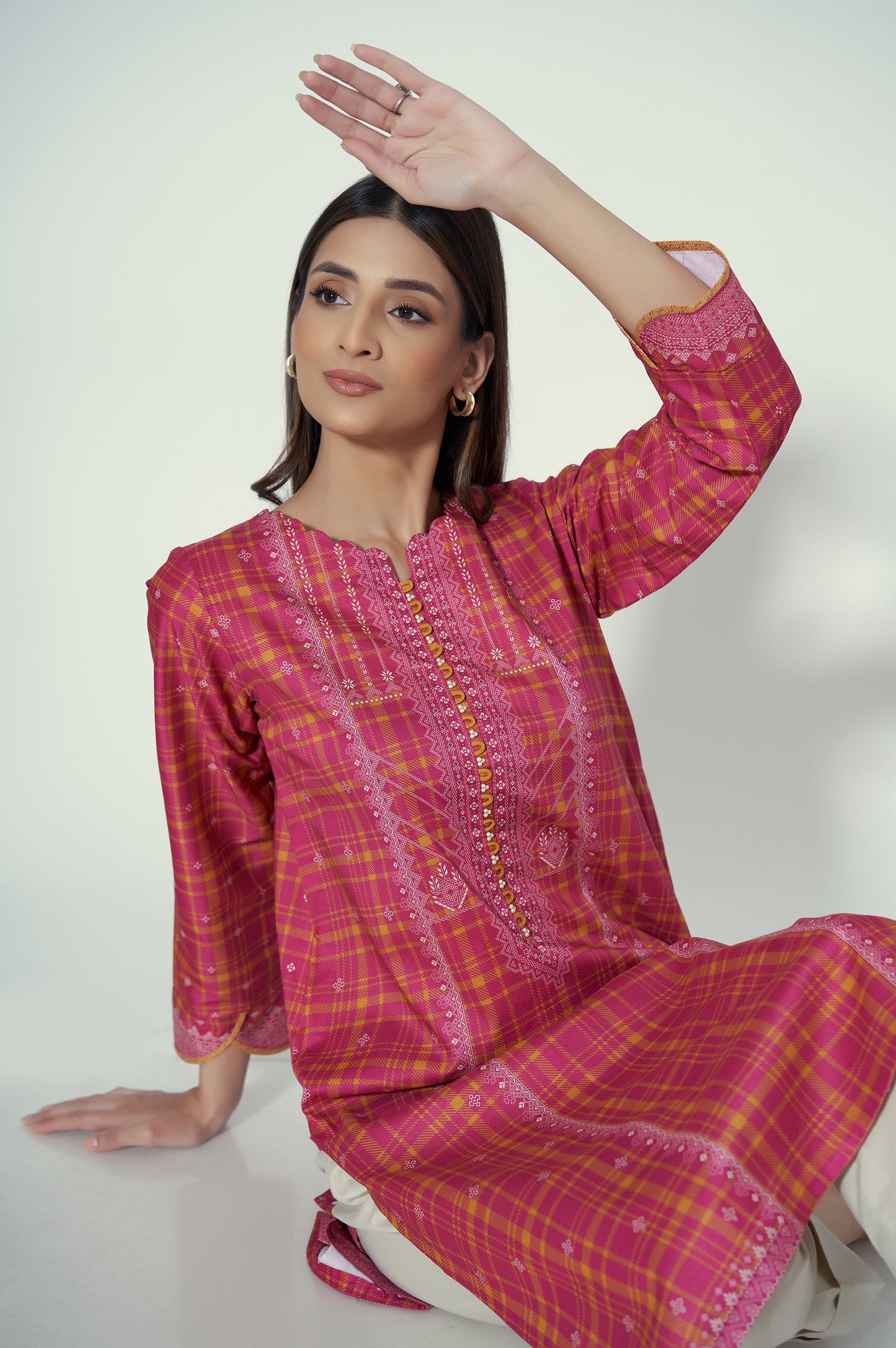 Stitched 1 Piece Printed Lawn Shirt