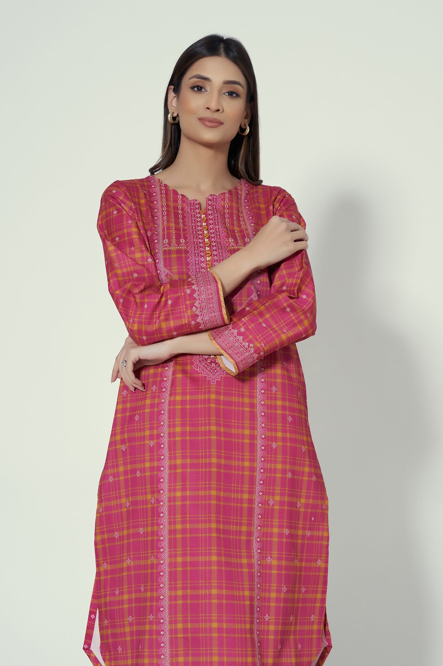 Stitched 1 Piece Printed Lawn Shirt