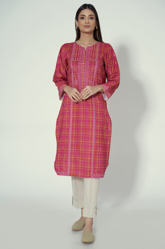 Stitched 1 Piece Printed Lawn Shirt