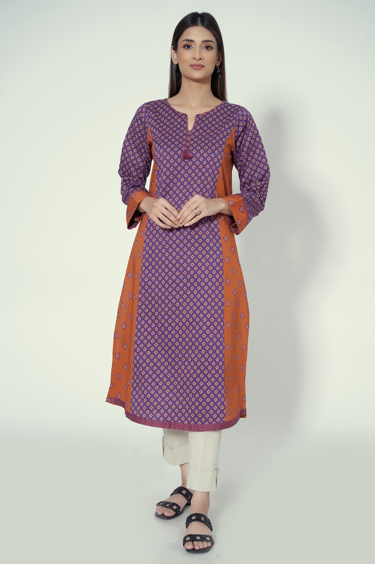 Stitched 1 Piece Printed Lawn Shirt