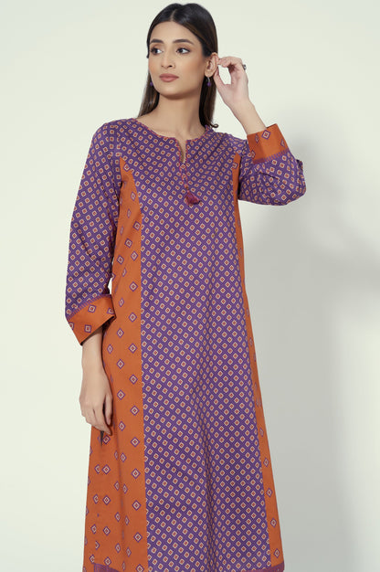 Stitched 1 Piece Printed Lawn Shirt