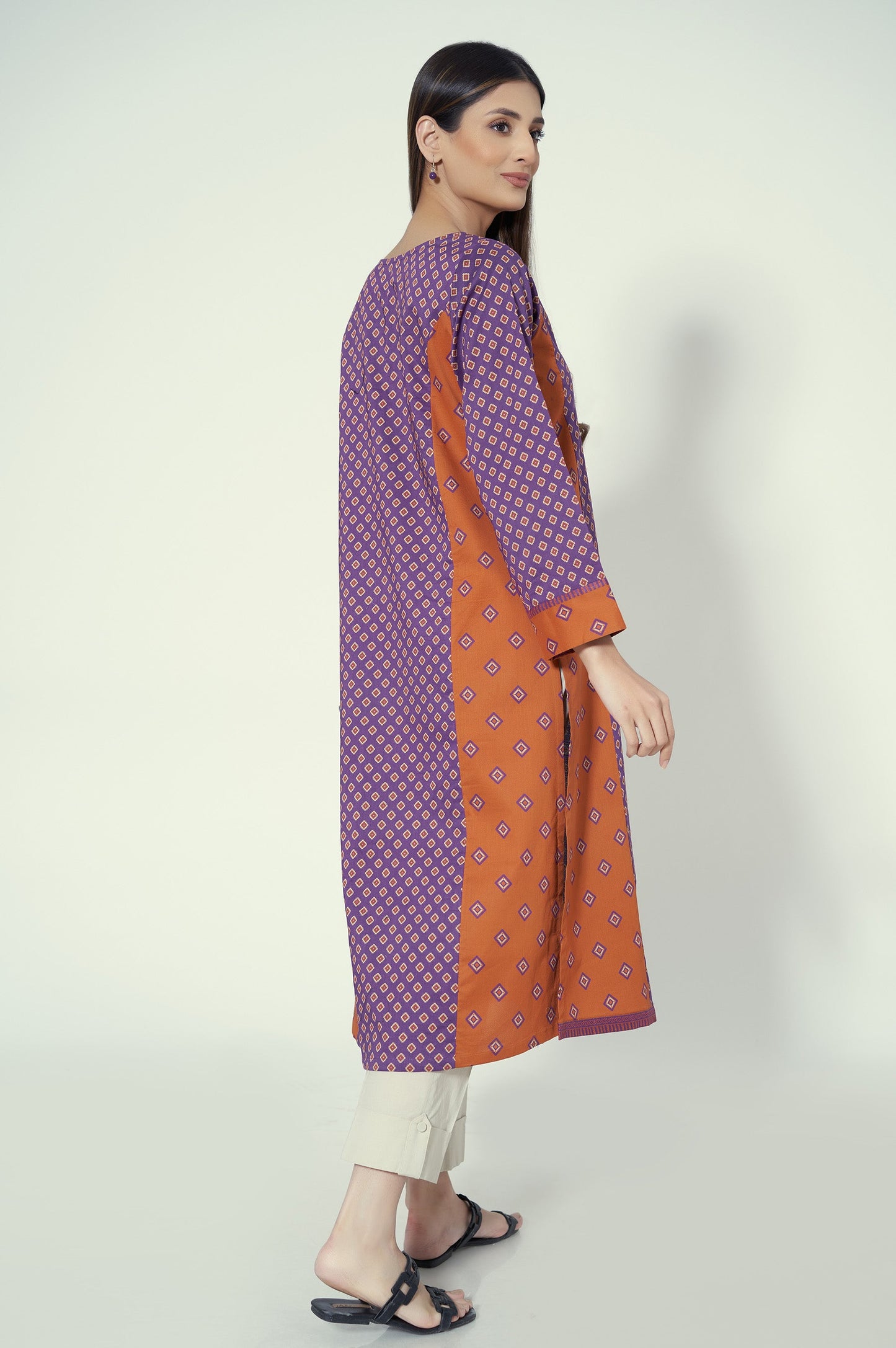 Stitched 1 Piece Printed Lawn Shirt