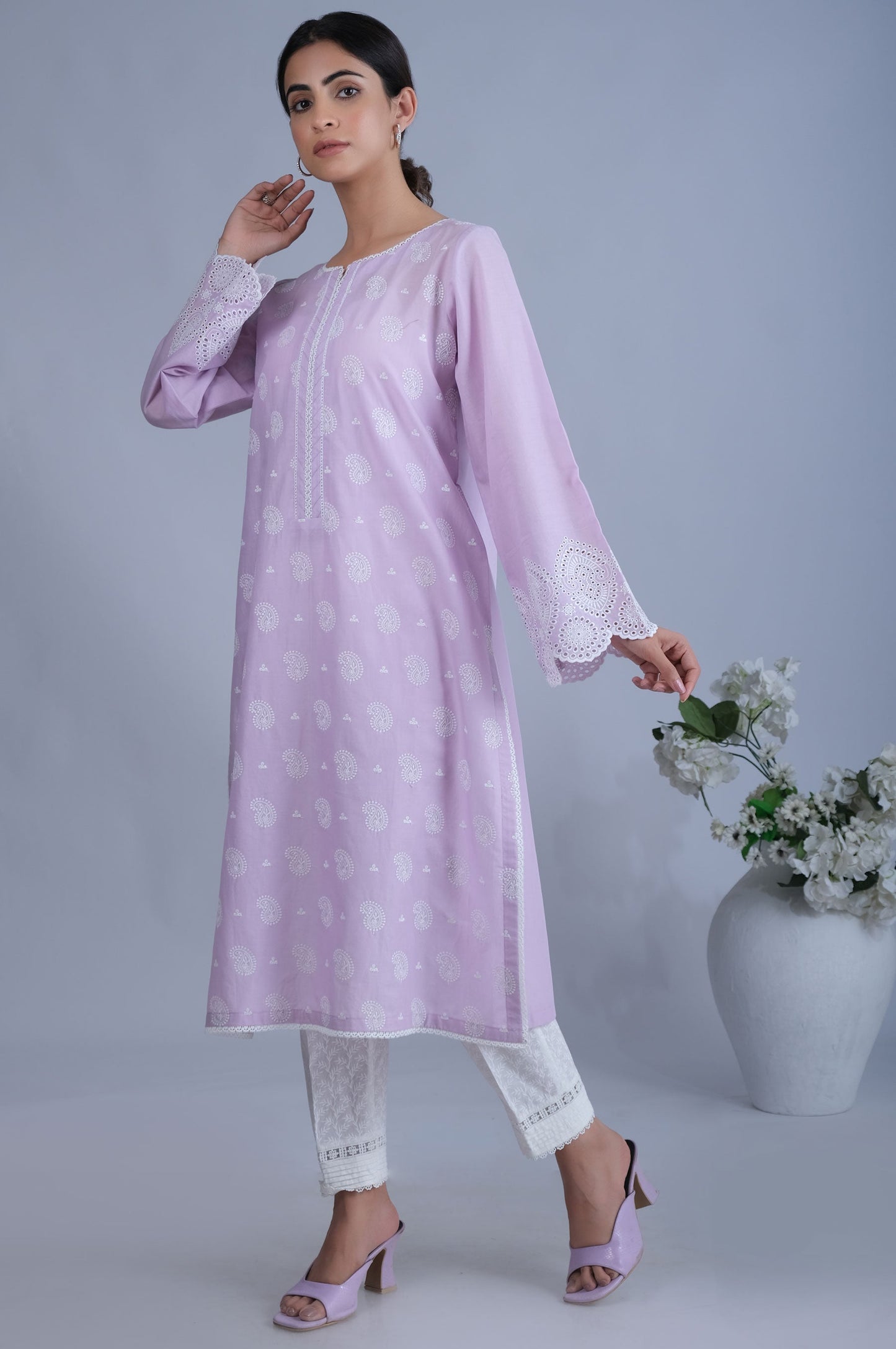 Stitched 1 Piece Chikankari Shirt