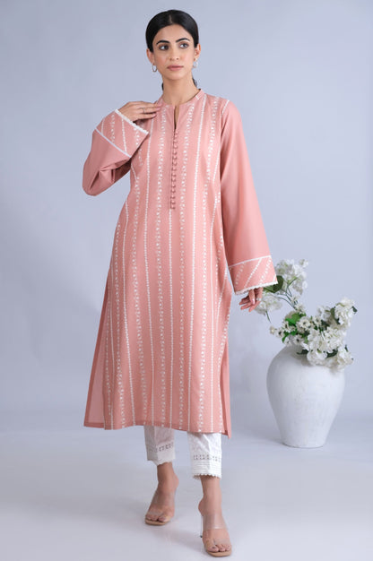 Stitched 1 Piece Chikankari Shirt