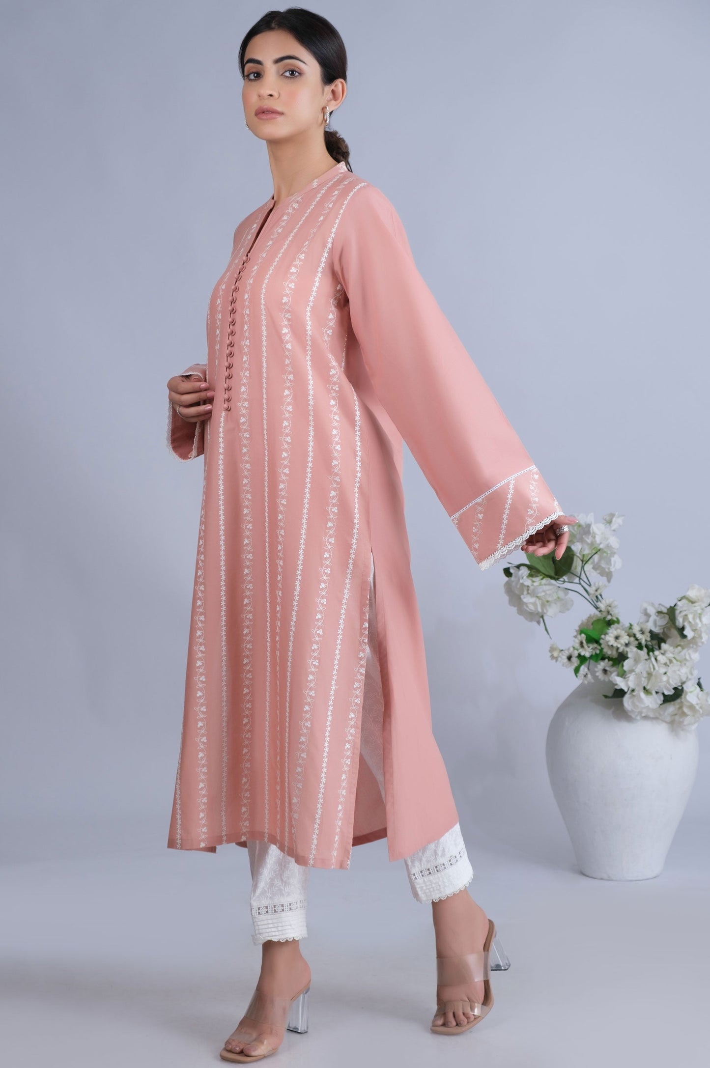 Stitched 1 Piece Chikankari Shirt