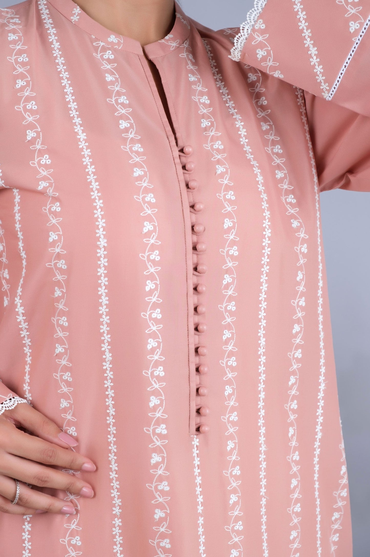 Stitched 1 Piece Chikankari Shirt