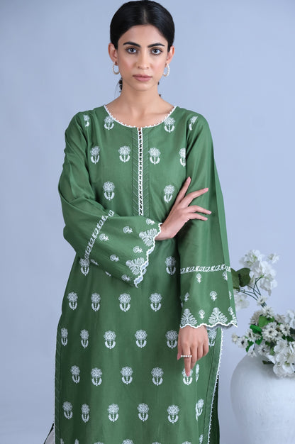Stitched 1 Piece Embroidered Chikankari Shirt