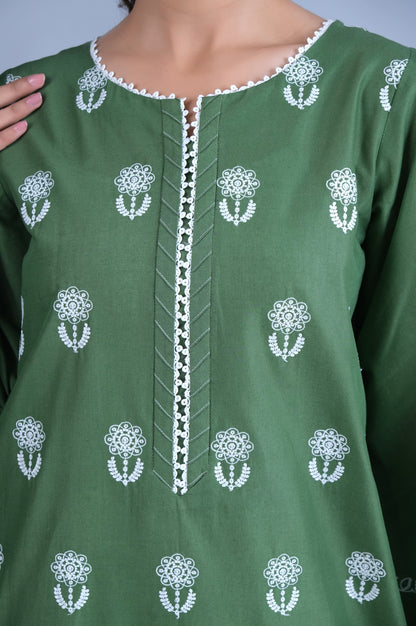 Stitched 1 Piece Embroidered Chikankari Shirt