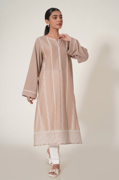 Stitched 1 Piece Chikankari Shirt