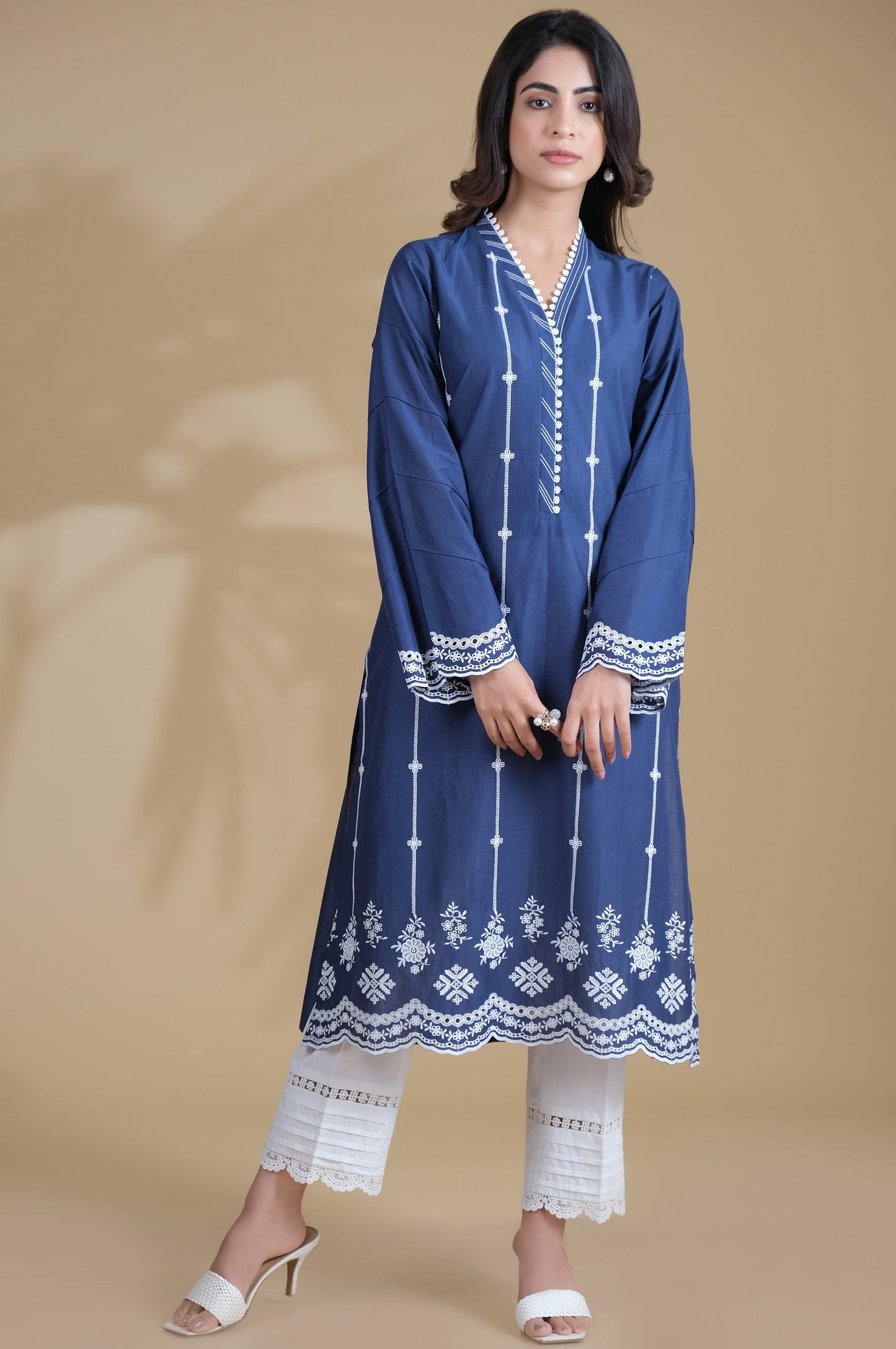 Stitched 1 Piece Chikankari Shirt