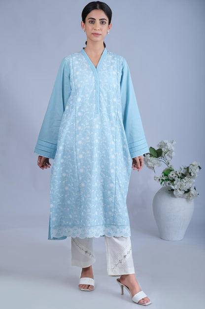 Stitched 1 Piece Chikankari Shirt