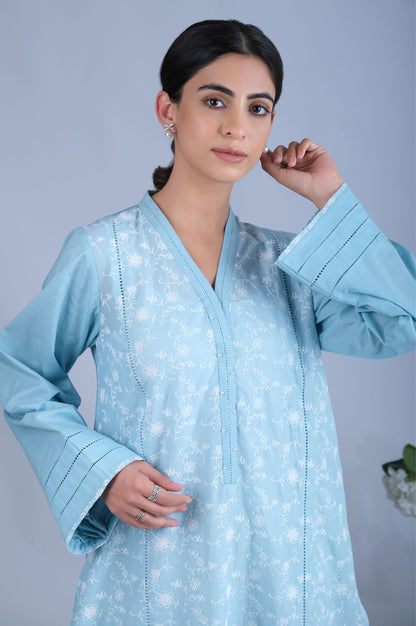 Stitched 1 Piece Chikankari Shirt