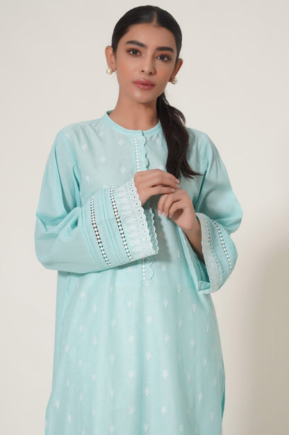 Stitched 1 Piece  Cambric Shirt