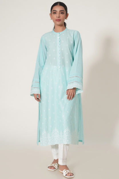 Stitched 1 Piece  Cambric Shirt