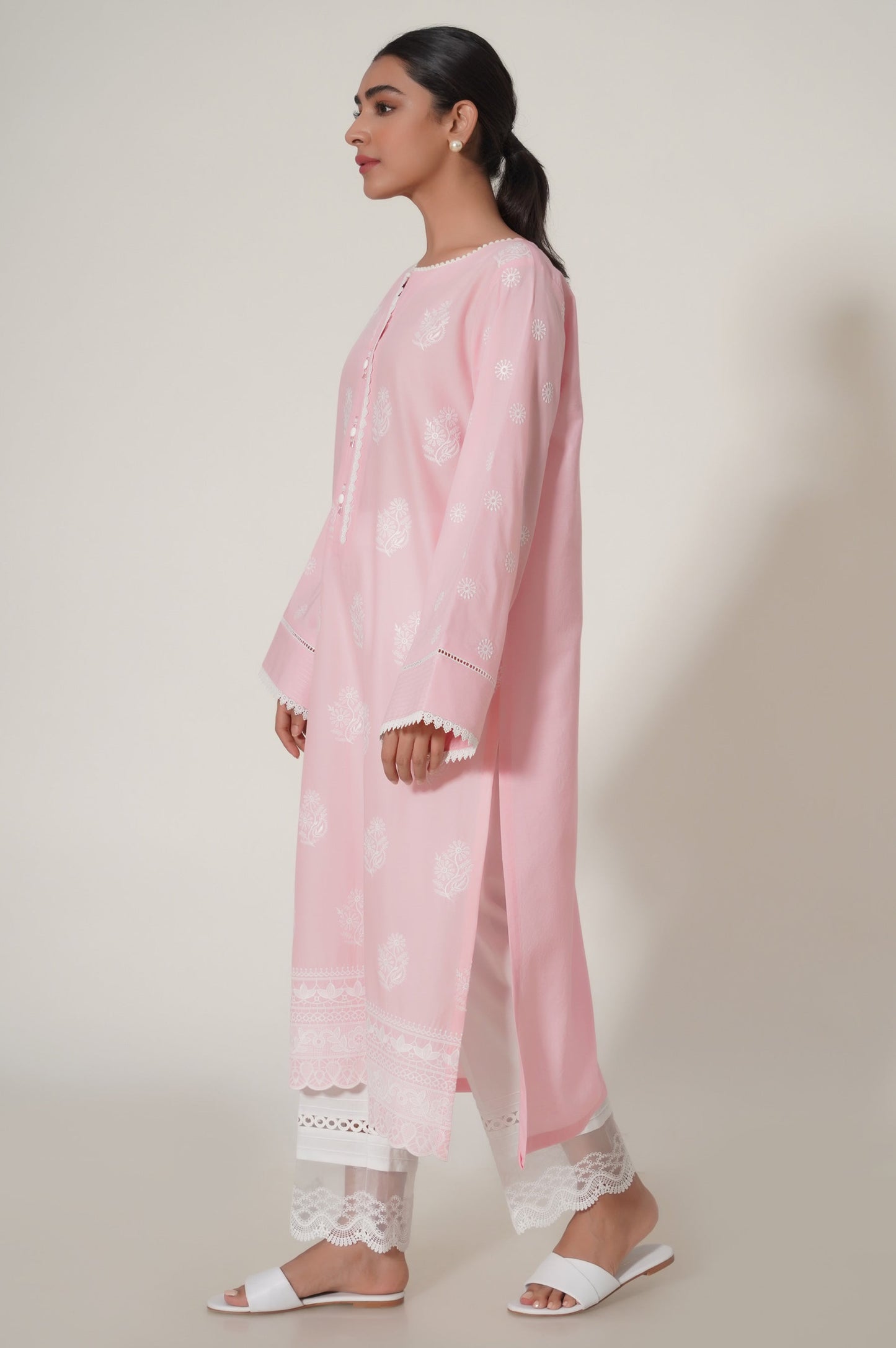 Stitched 1 Piece Chikankari Shirt