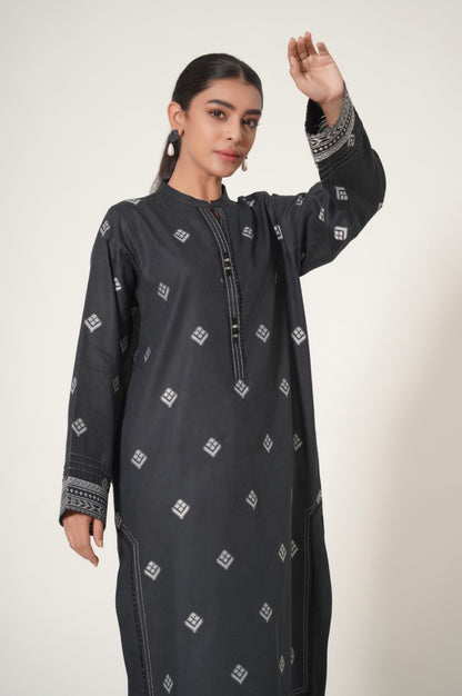 Stitch 1 Piece Yarn Dyed Jacquard Shirt