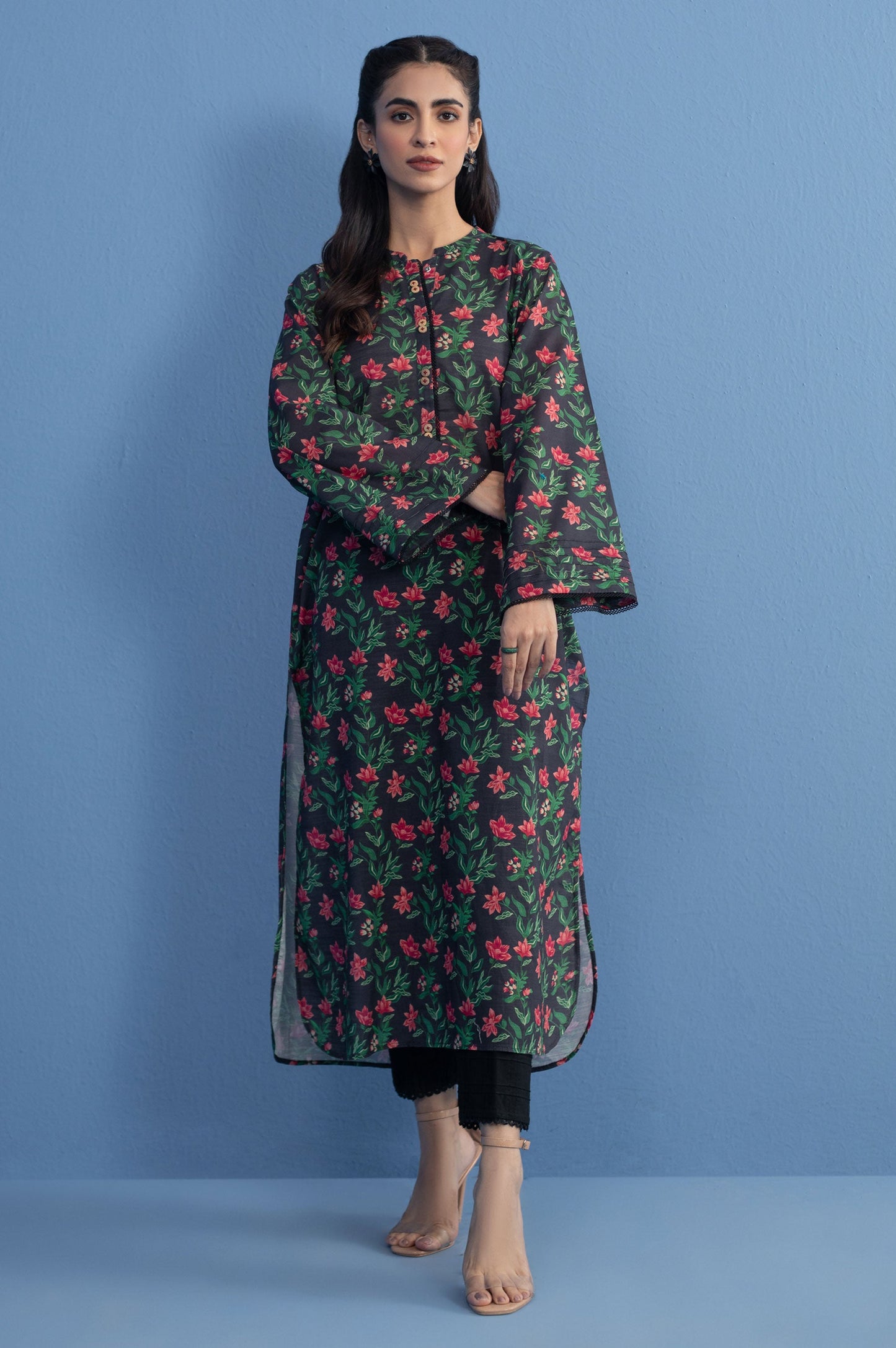 Stitched 1 Piece Printed Cottle Shirt