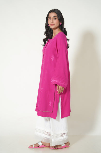 Stitched 1 Piece Embroidered Cottle Shirt