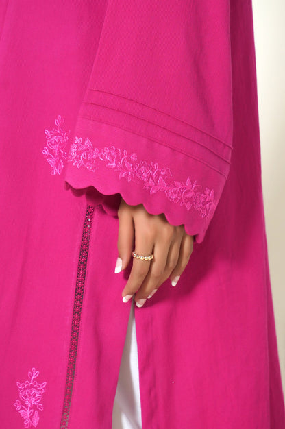 Stitched 1 Piece Embroidered Cottle Shirt