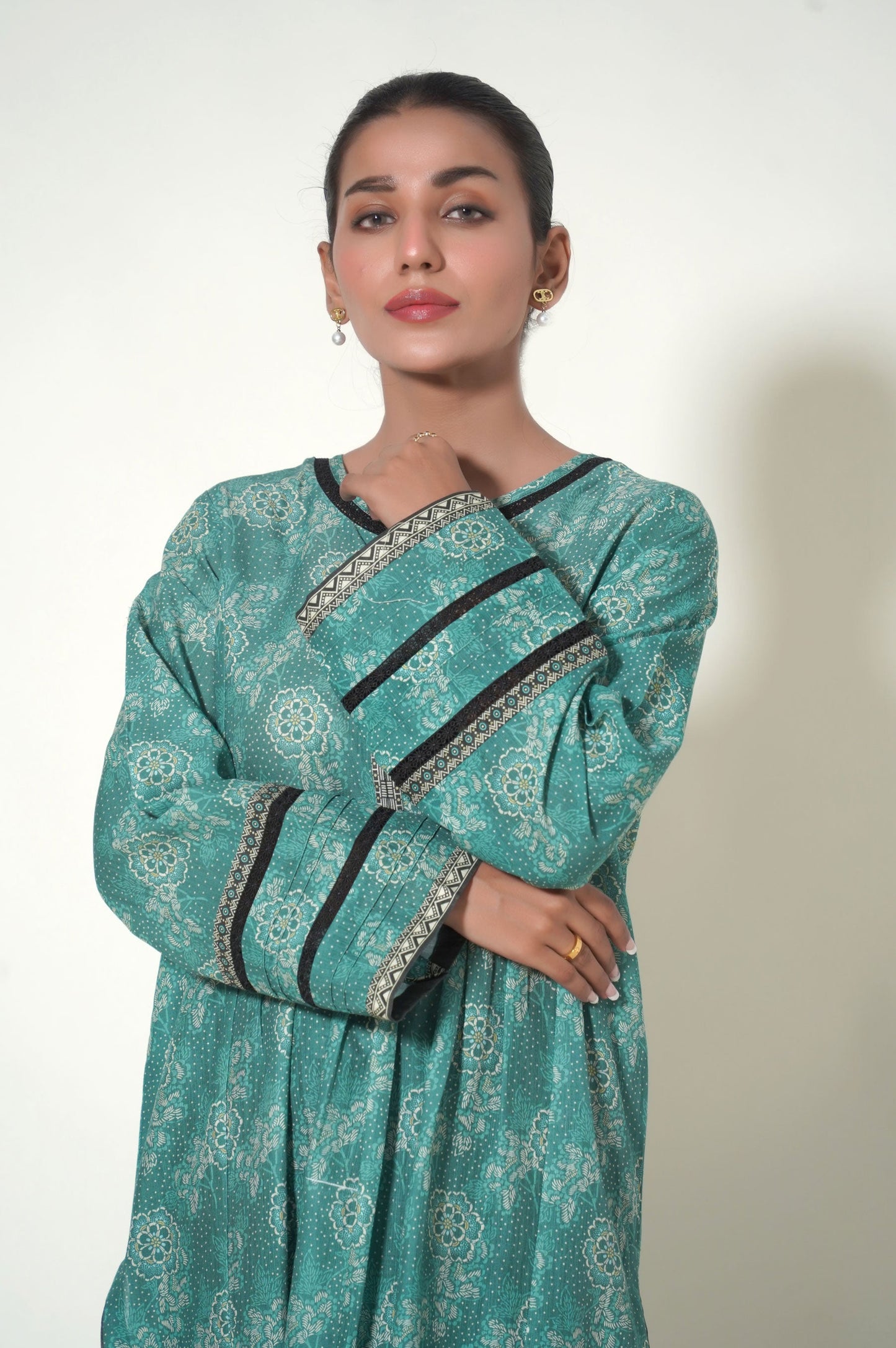 Stitched 1 Piece Digital Printed Khaddar Shirt