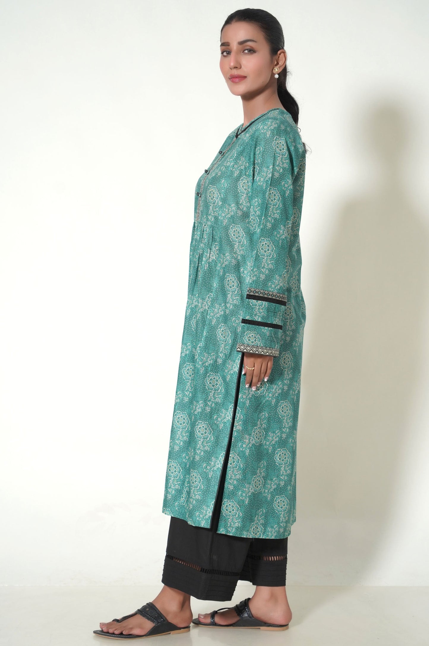 Stitched 1 Piece Digital Printed Khaddar Shirt