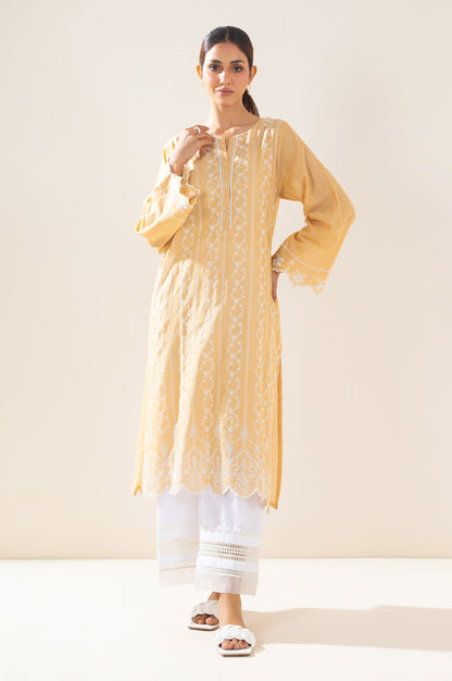 Stitched 1 Piece Textured Lawn Chikankari Embroidered Shirt