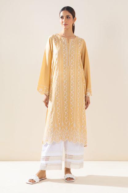Stitched 1 Piece Textured Lawn Chikankari Embroidered Shirt