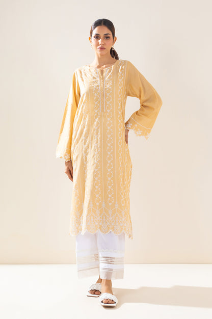 Stitched 1 Piece Textured Lawn Chikankari Embroidered Shirt